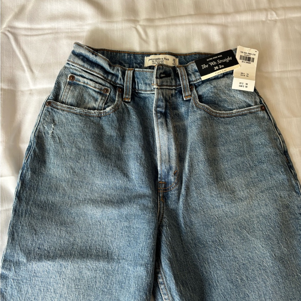 Abercrombie & Fitch ultra high rise jeans